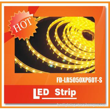 SMD5050 singal Color Waterproof LED Strip Light CE RoHS Achieved